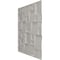Ekena Millwork 19 5/8in. W x 19 5/8in. H Modern Square EnduraWall Decorative 3D Wall Panel Covers 2.67 Sq. Ft. WP20X20MSISG - alternate 3